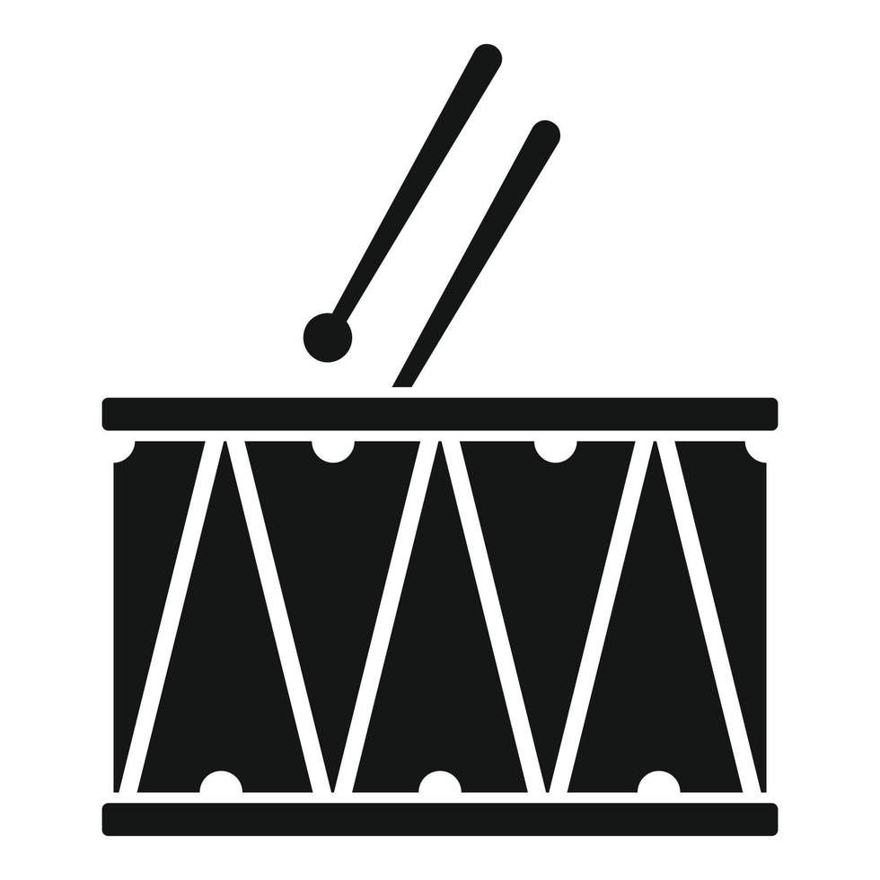 Bassdrum-Symbol einfacher Vektor. Musikinstrument vektor