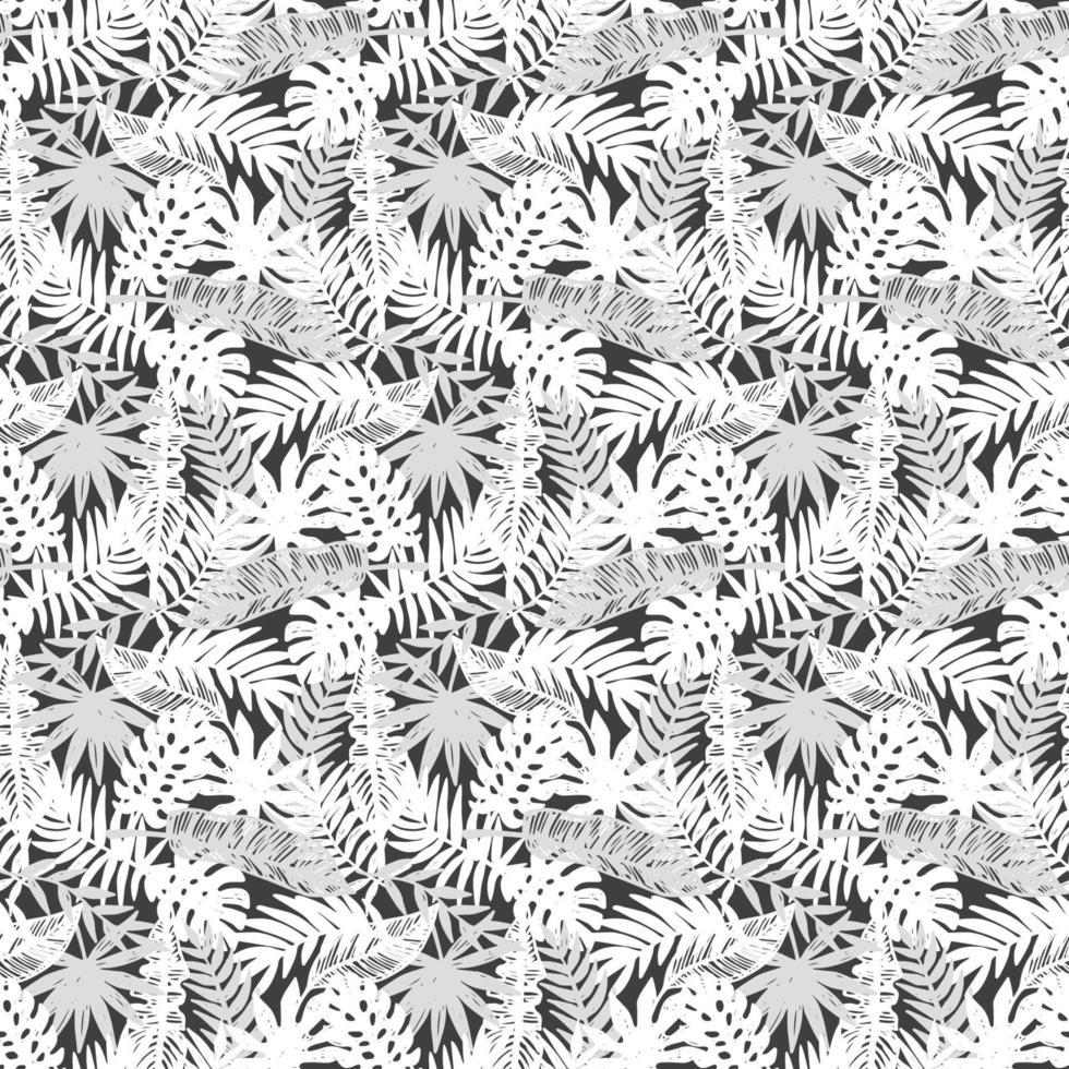 tropisk växter sömlös mönster vektor