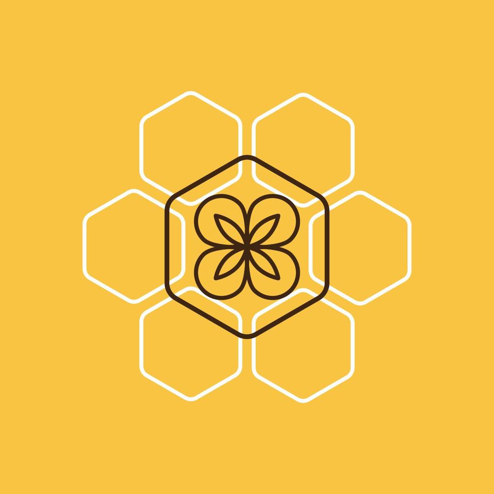 honung företag logotyp vektor