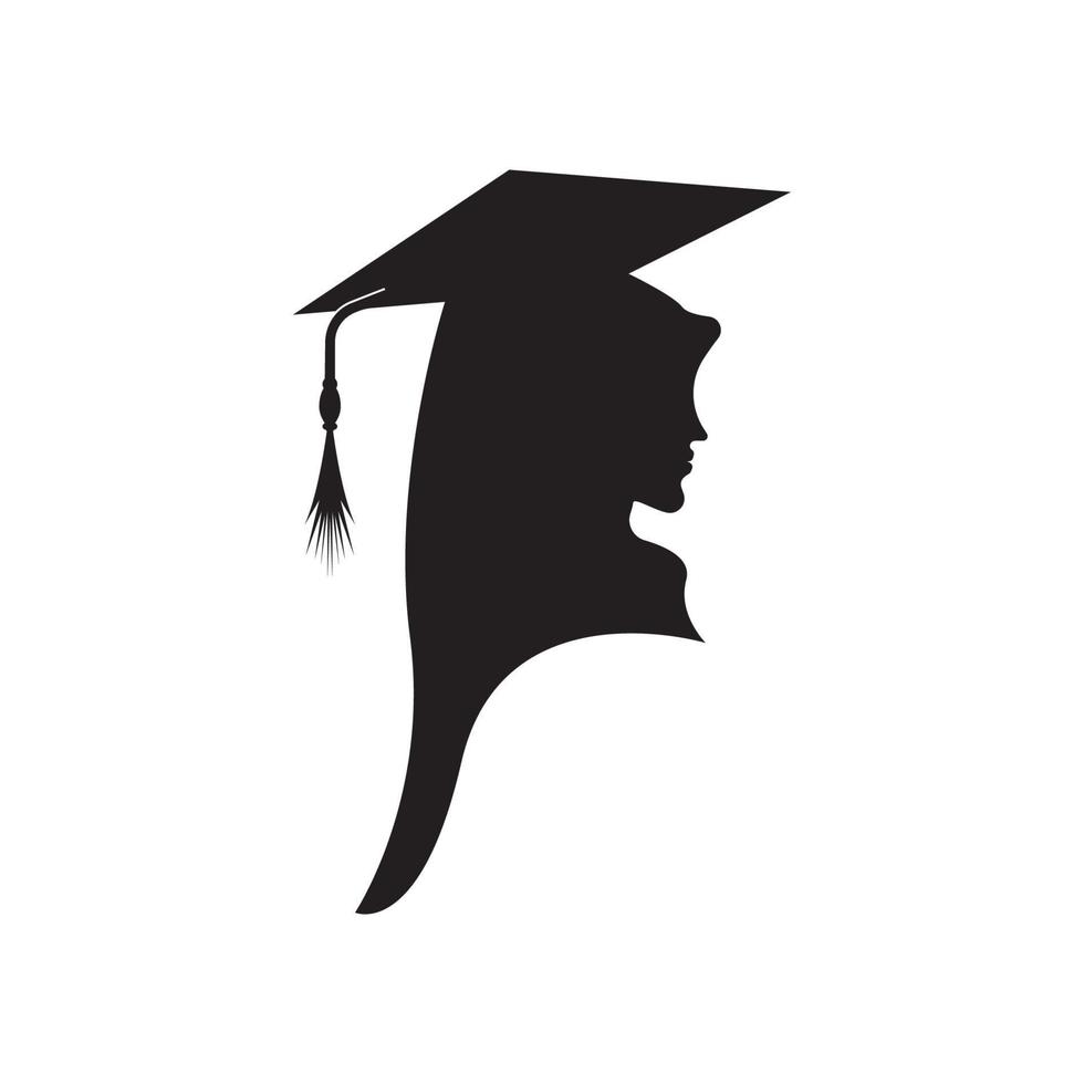Schulabschluss-Logo-Vorlagendesign vektor