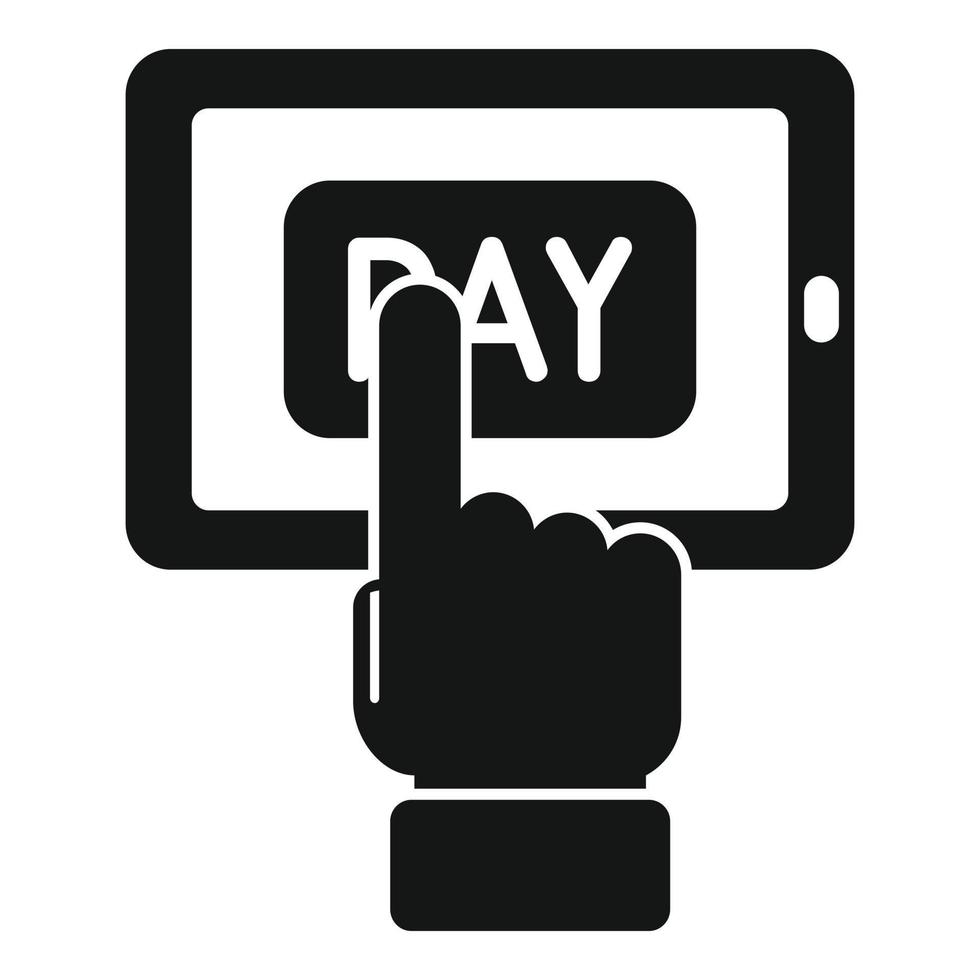 Bezahlen Sie den einfachen Vektor des mobilen Symbols. Online-Geld