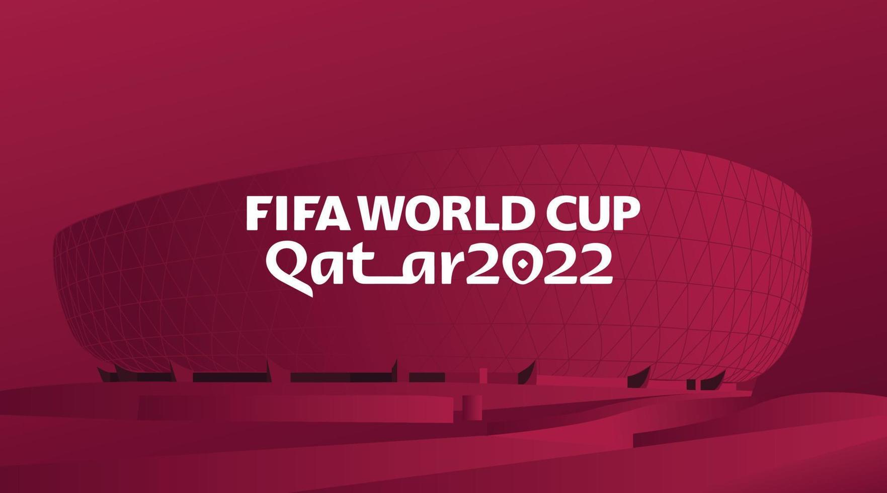 lusail stadion katar wm 2022 hintergrund vektor