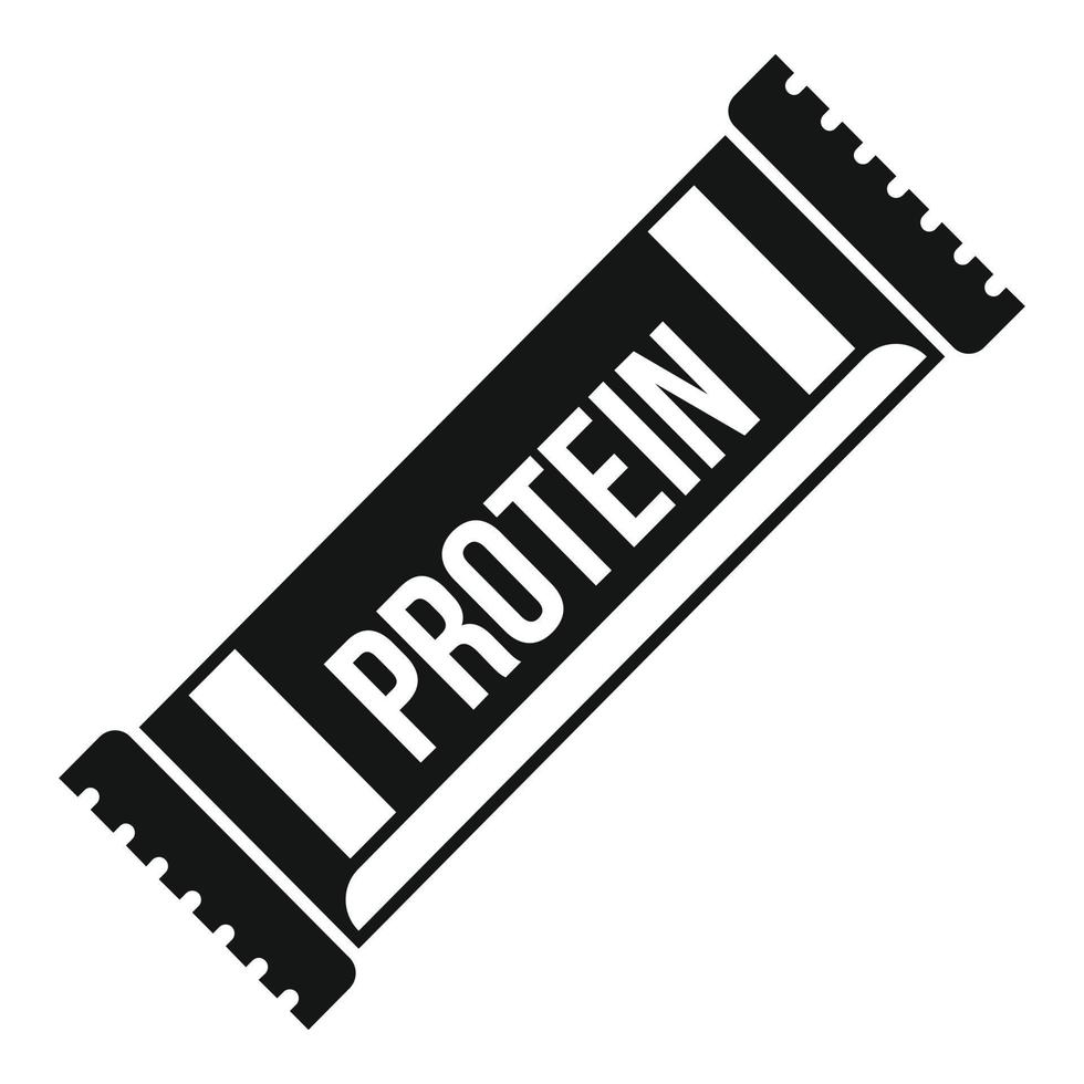 dryck protein ikon enkel vektor. packa mat vektor