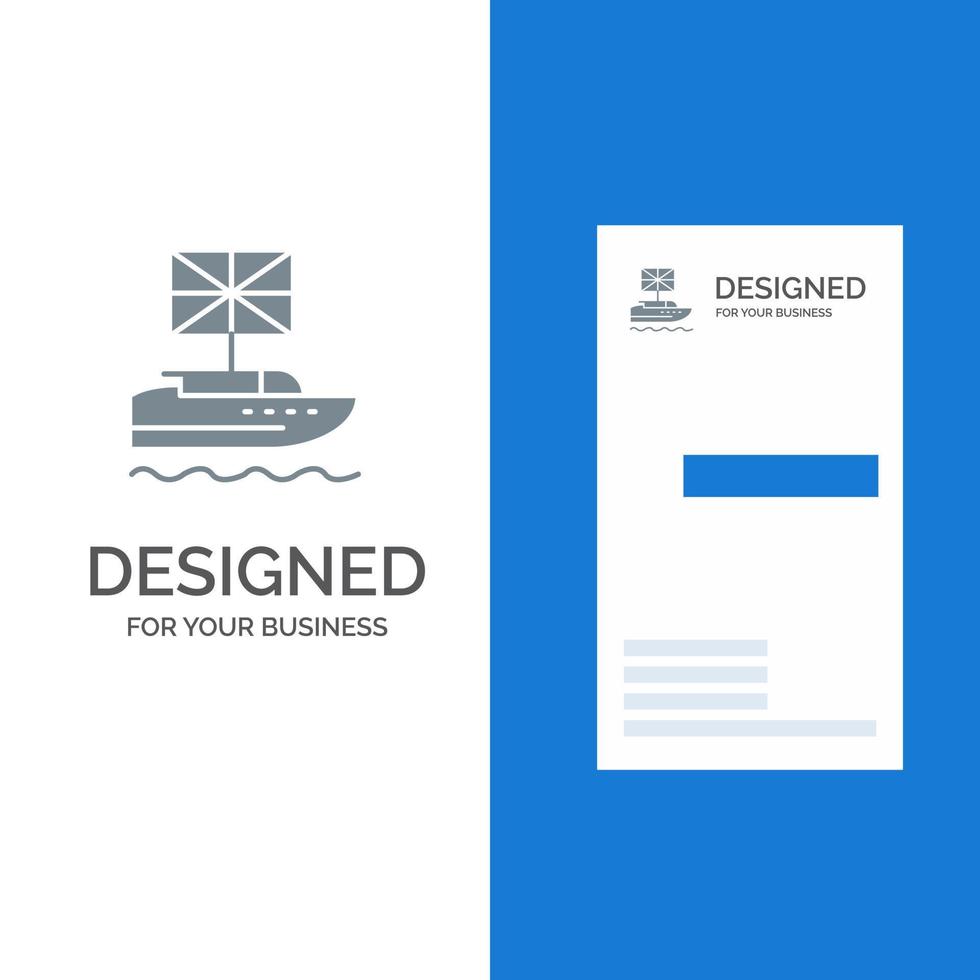 brexit brittiskt europeisk rike Storbritannien grå logotyp design och företag kort mall vektor