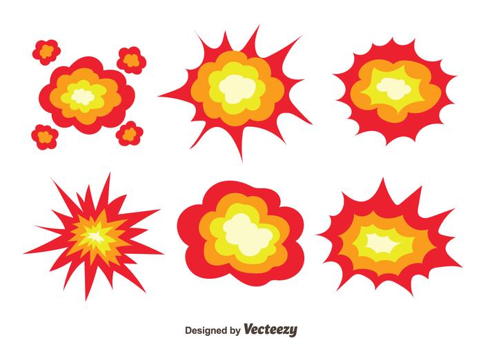 Demolition Explosion Collection Vector