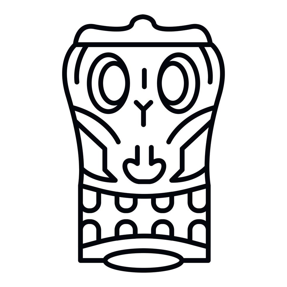 Aloha-Idol-Symbol, Umrissstil vektor