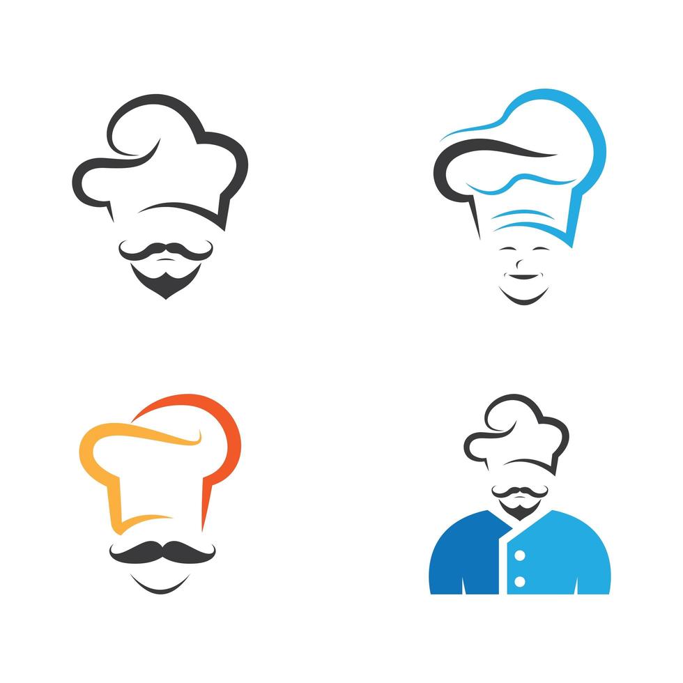 Chef Icon Set vektor