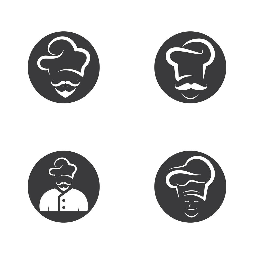 Chef Icon Set vektor