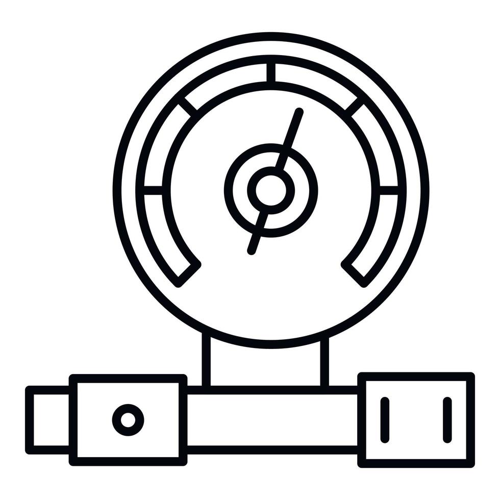 Symbol für Ölstandsanzeige, Umrissstil vektor