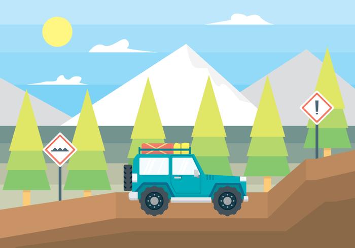 Off Road Car Illustration vektor