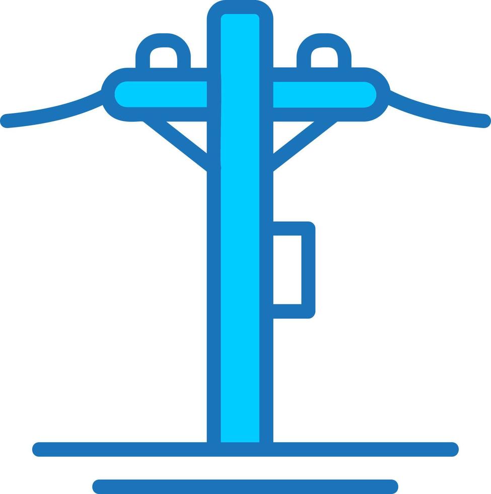 Vektorsymbol für elektrischen Turm vektor