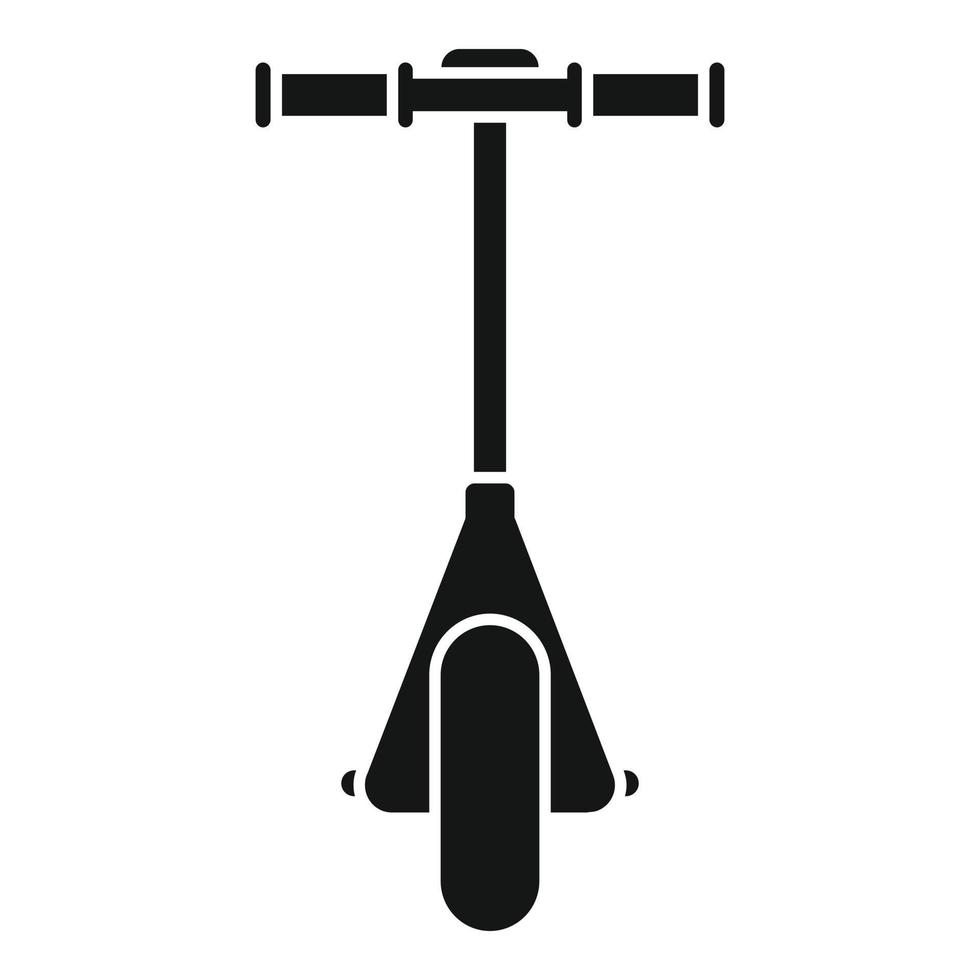 Scooter-Symbol einfacher Vektor. Kick-Transport vektor