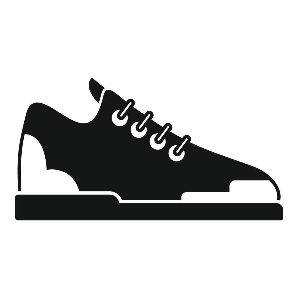 Mode-Sneaker-Symbol einfacher Vektor. Sportschuh vektor