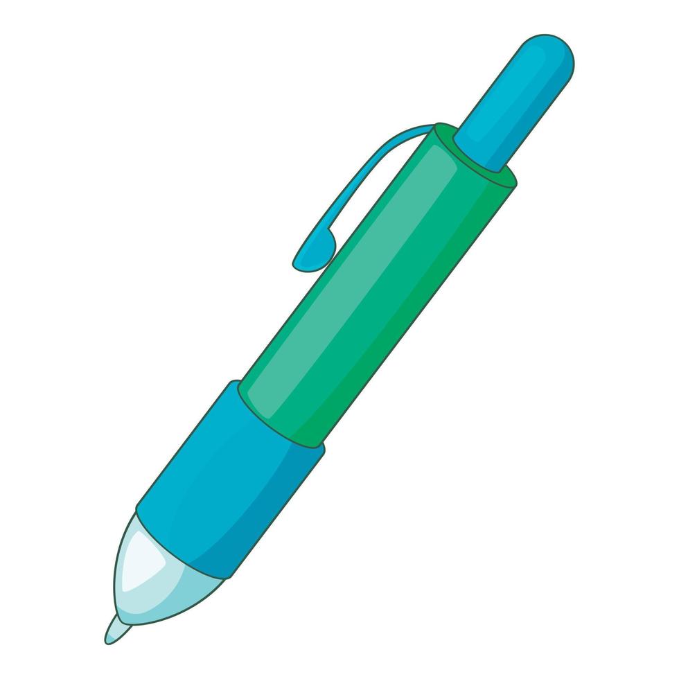 Stiftsymbol, Cartoon-Stil vektor