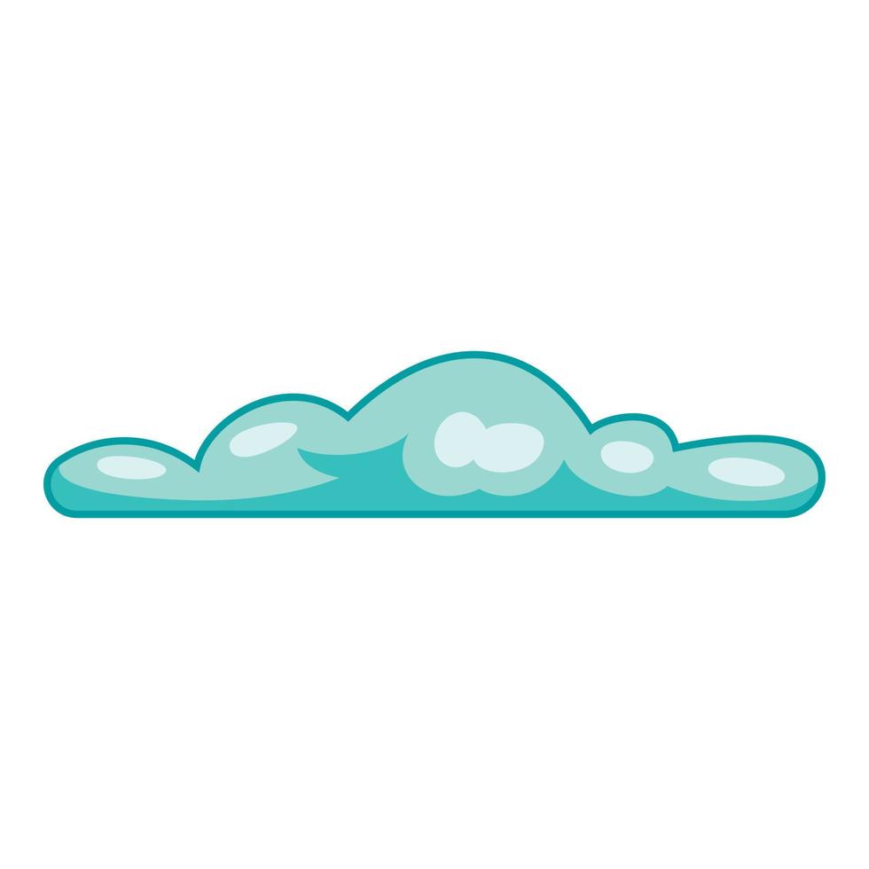 Atmosphäre Wolkensymbol, Cartoon-Stil vektor