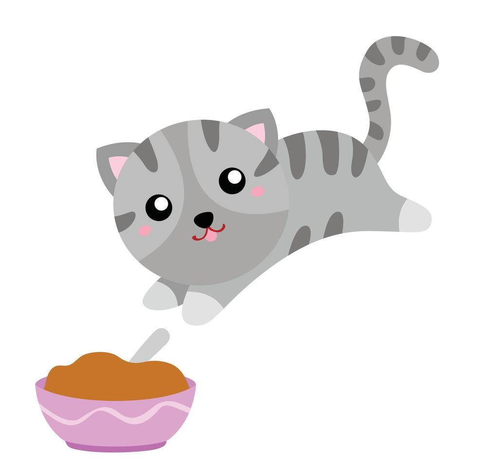 niedliche katze tier haustier illustration vektor clipart