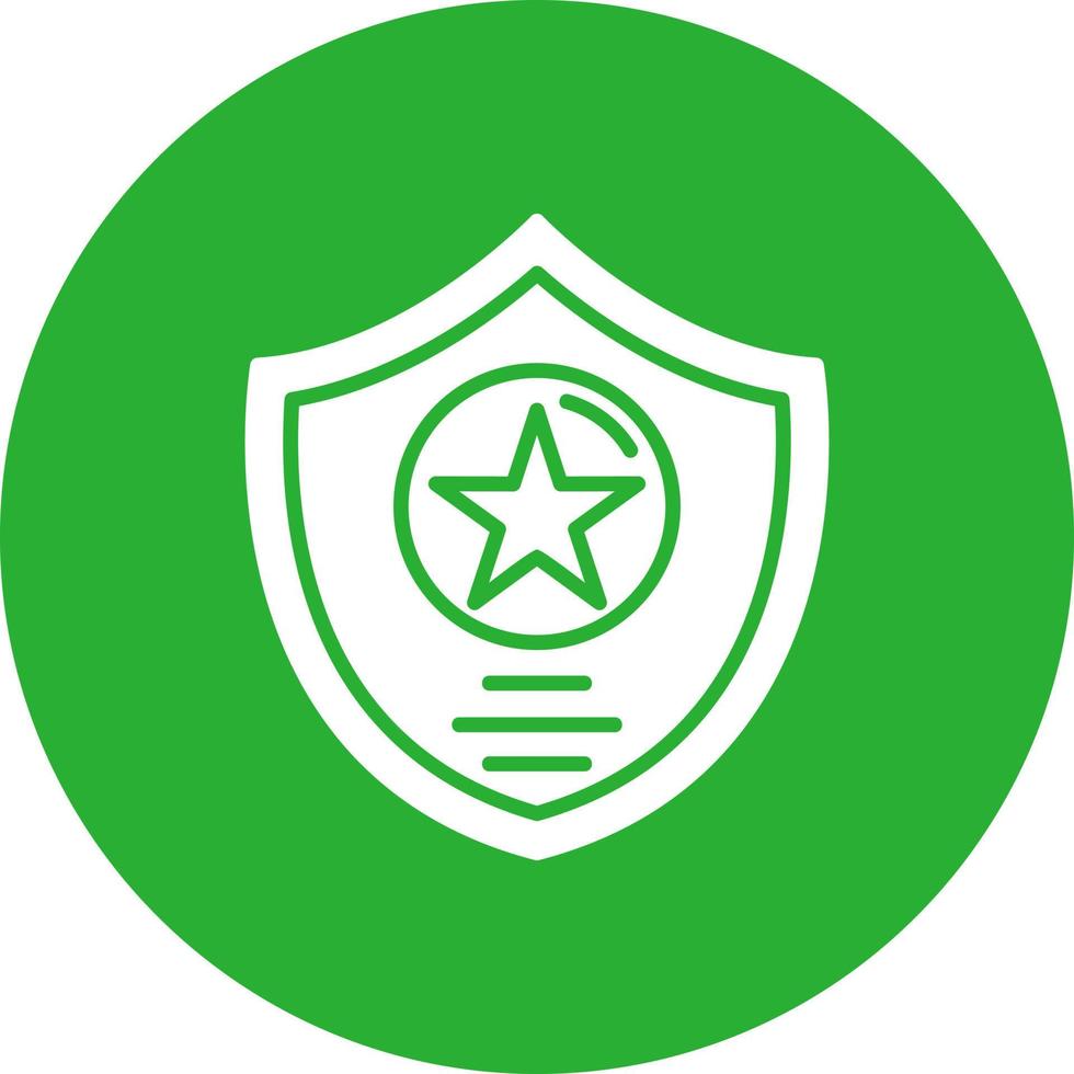 Sheriff kreatives Icon-Design vektor