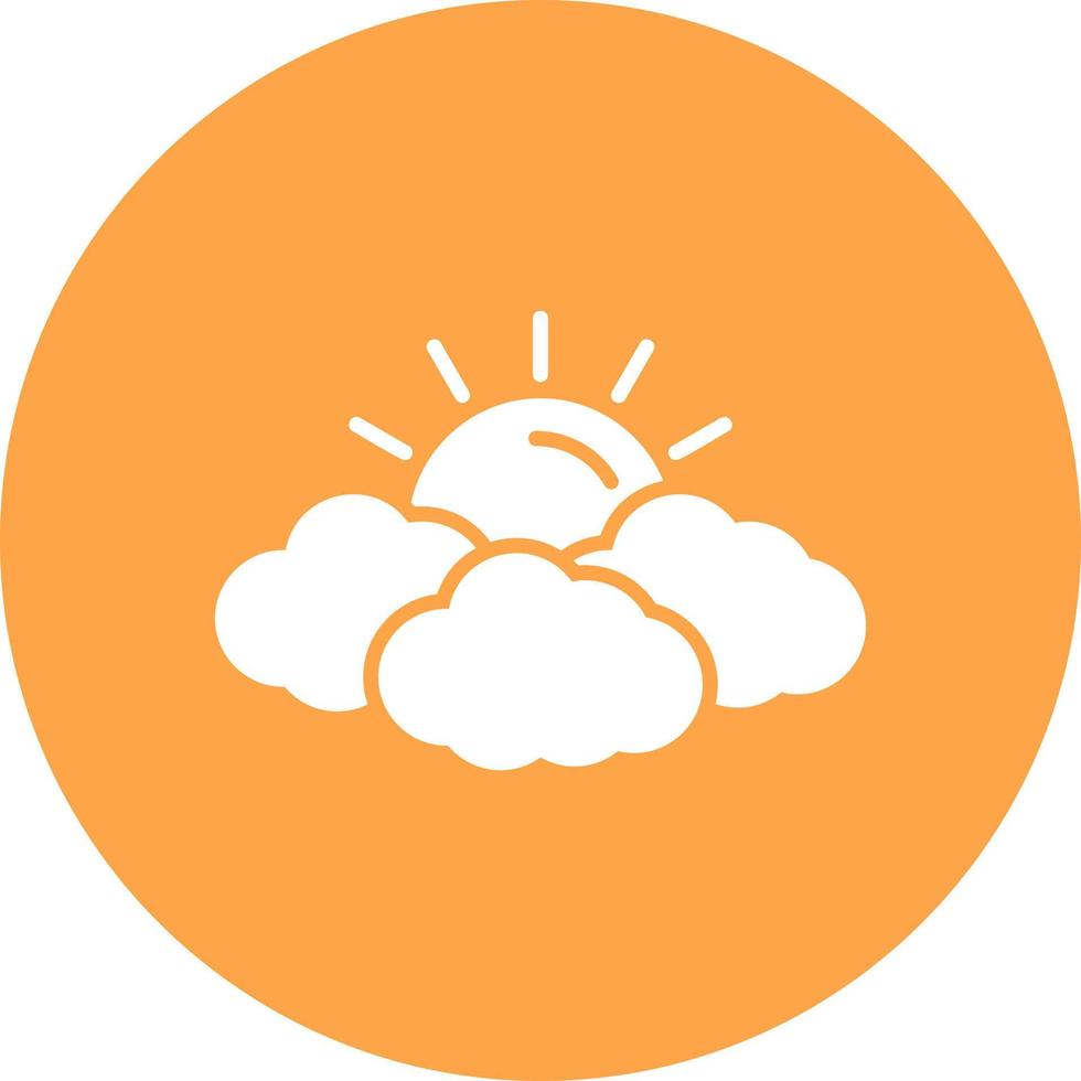 Wolken kreatives Icon-Design vektor