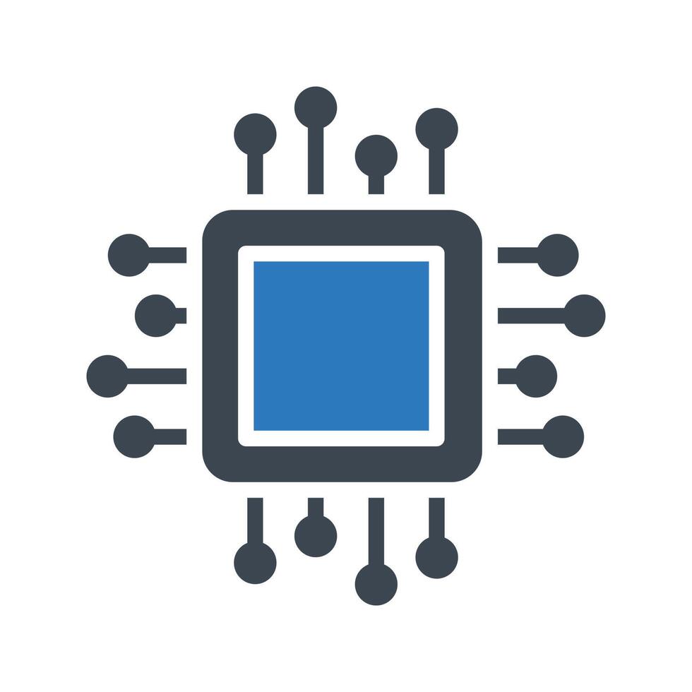 cpu chip vektor illustration på en bakgrund.premium kvalitet symbols.vector ikoner för begrepp och grafisk design.