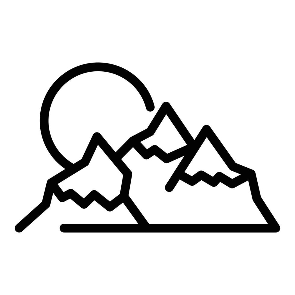 Nepal Skyline Symbol Umrissvektor. Kulturreisen vektor