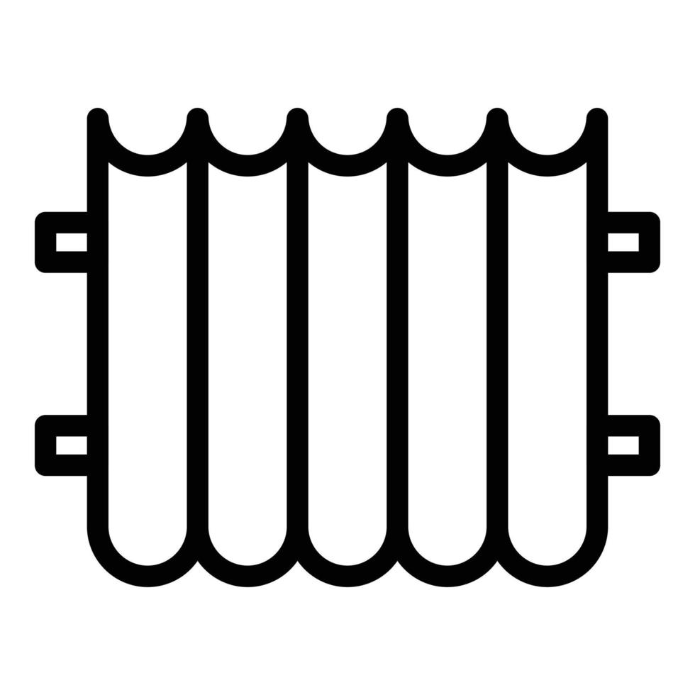 Symbol-Umrissvektor für die Hausreparatur. Dachsanierung vektor