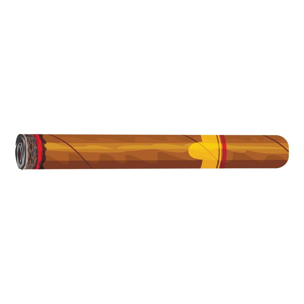 Zigarrensymbol, Cartoon-Stil vektor