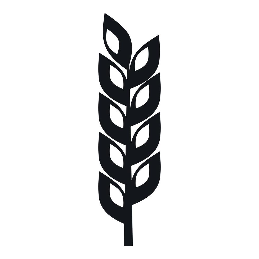 Getreidespitzen-Symbol, einfacher Stil vektor
