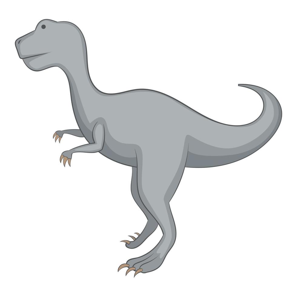 allosaurus ikon, tecknad serie stil vektor