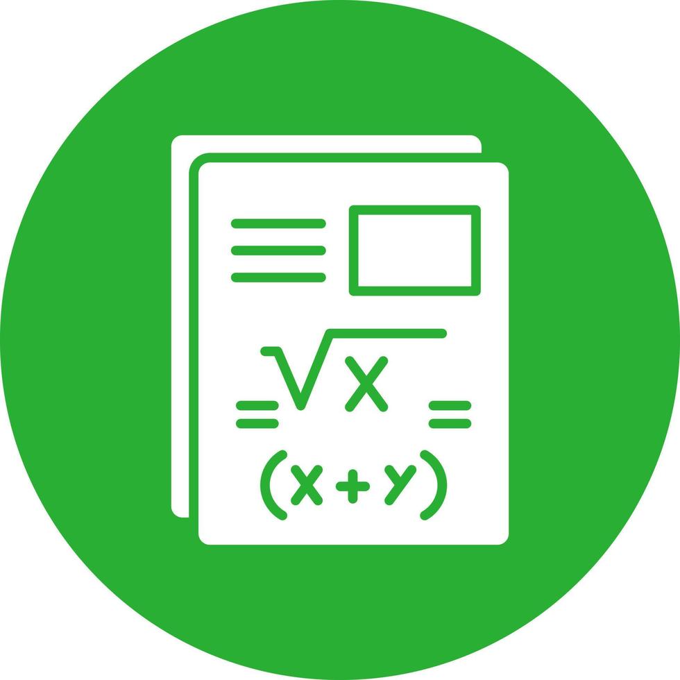 Mathe kreatives Icon-Design vektor