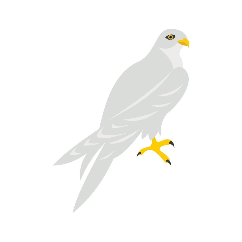 Hawk-Symbol, flacher Stil vektor