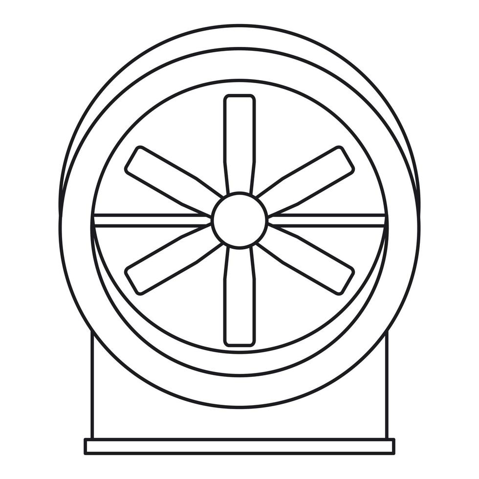 Symbol Heizung Gebläse Motor. verbunden zu Auto Instandhaltung