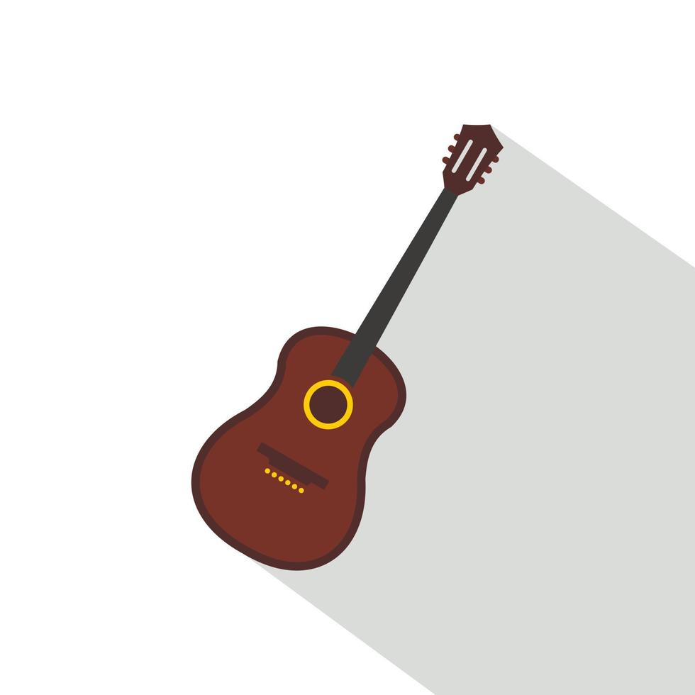 charango, musik instrument ikon, platt stil vektor