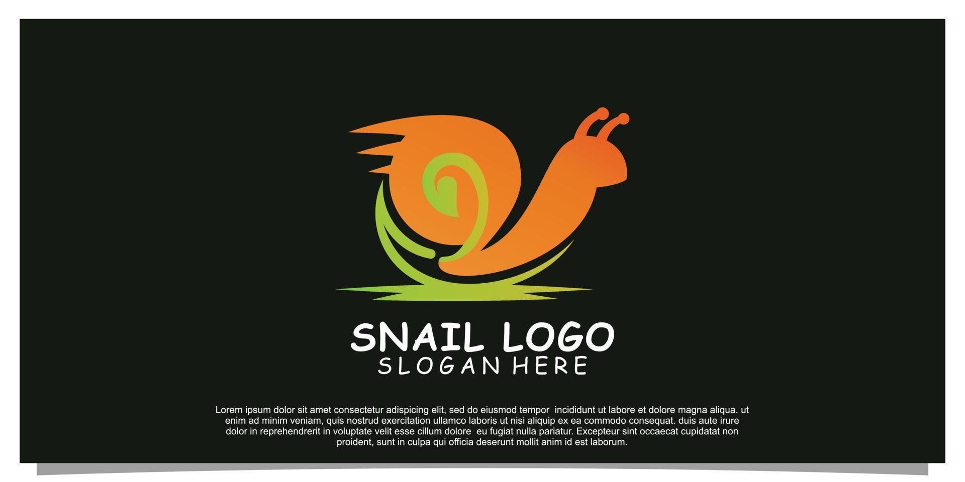 orange kreis schnecke logo design inspiration einfaches konzept mit element premium vektor teil 4