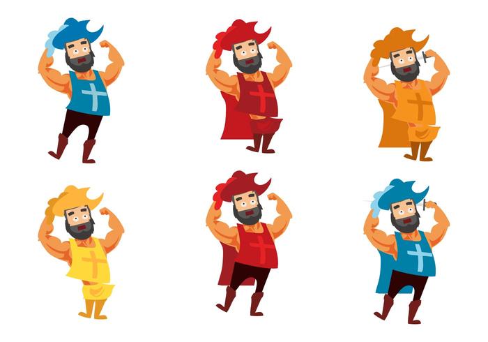 Gratis Musketeer Avatar Vector