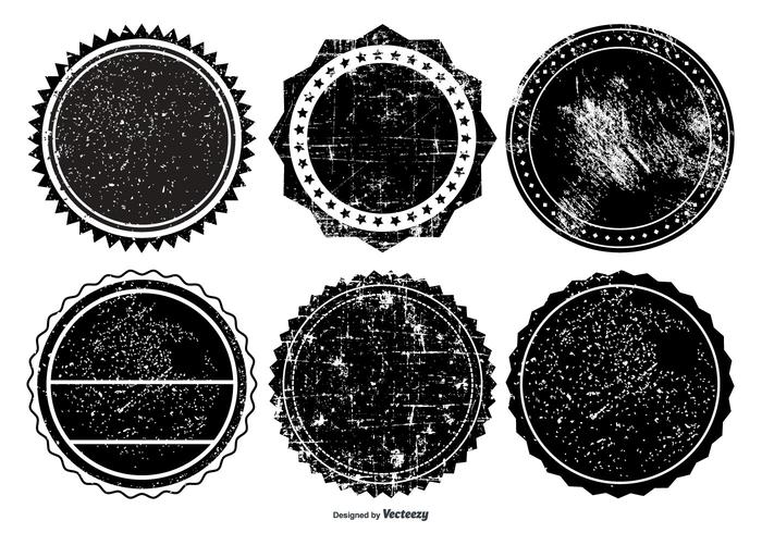 Grunge-Abzeichen-Sammlung vektor