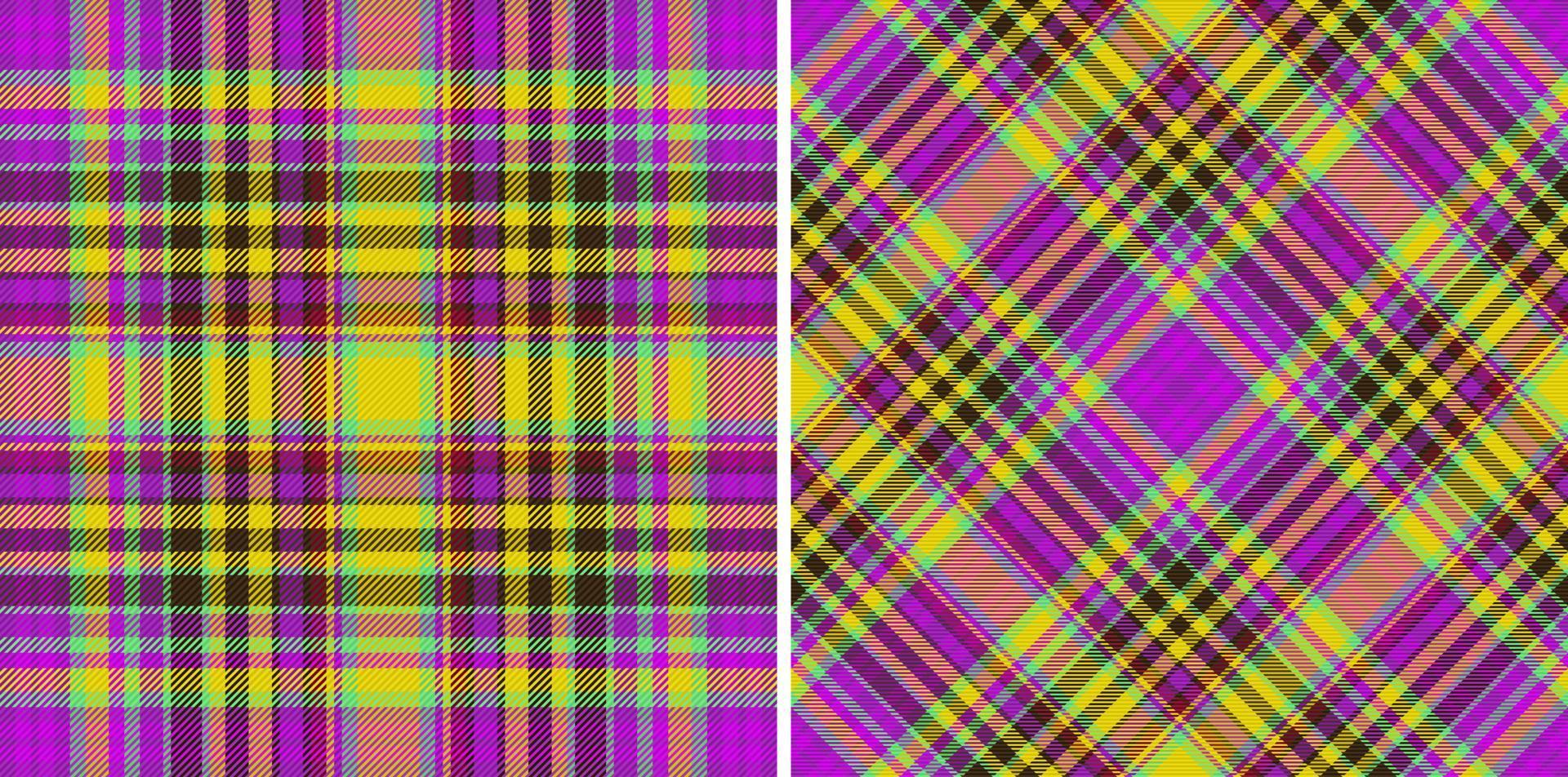 Hintergrundmuster nahtlos. textiler Vektorstoff. karierte Tartan-Textur. vektor