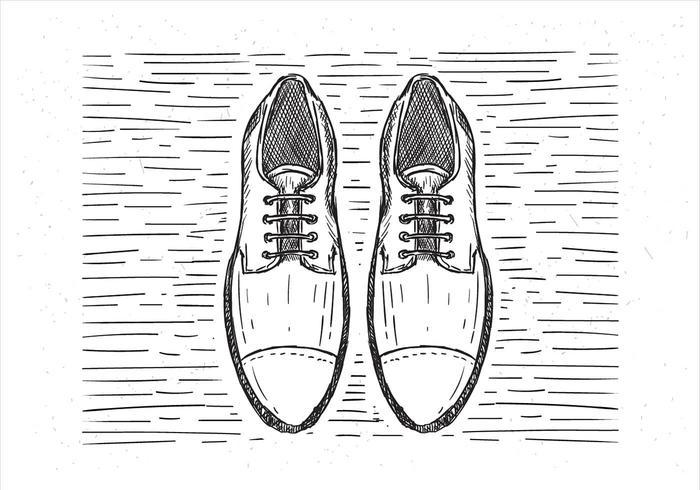 Free Vector Hand Drawn Schuhe Illustration
