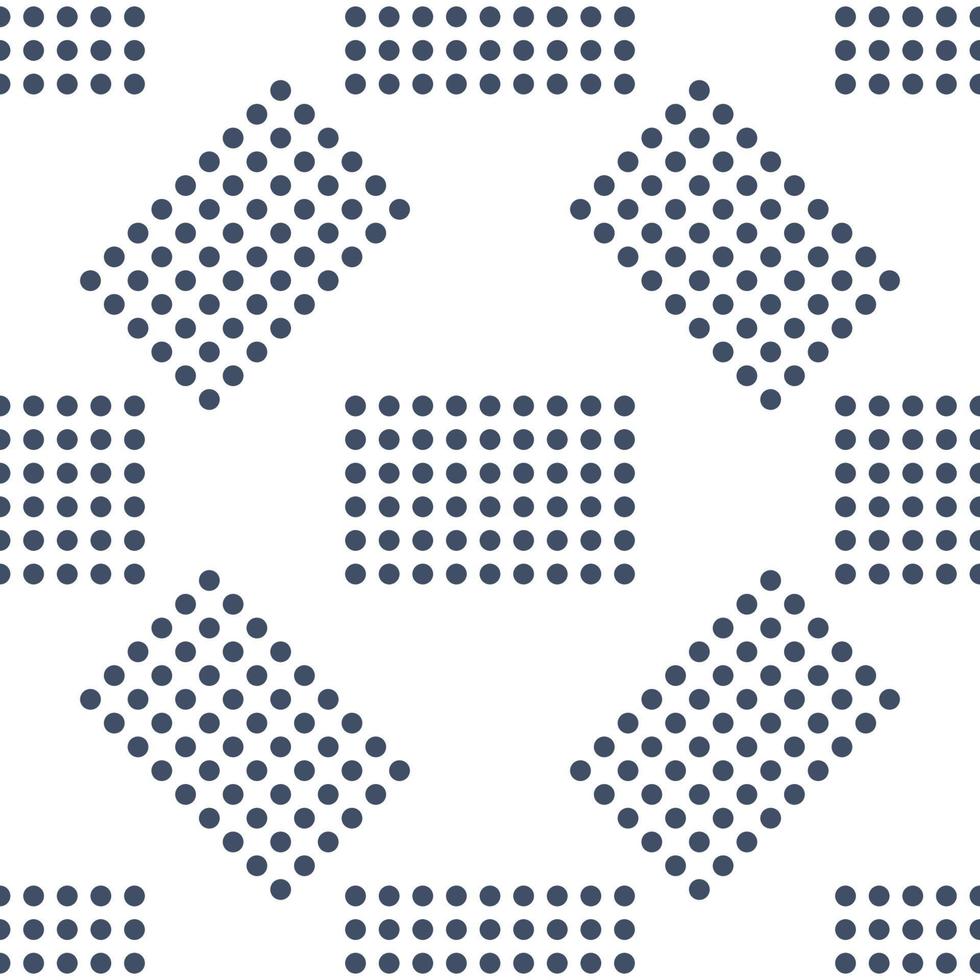 abstraktes muster aus geometrischen formen rechtecke aus punkten für den hintergrund von postern bannern blau blau vektor