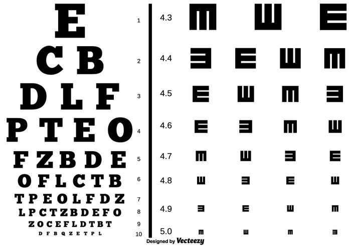 Vector Eyes Test Diagram