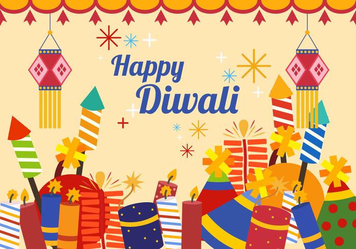 Diwali indian firande vektor