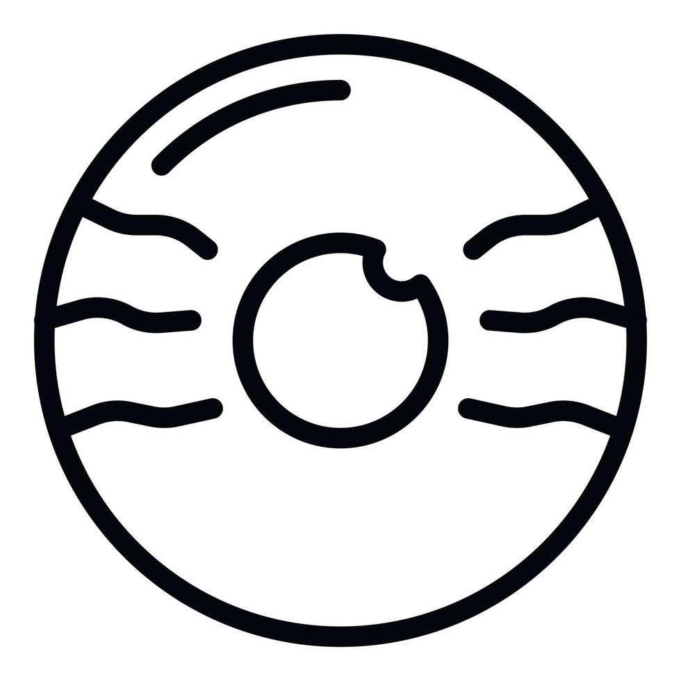 Katarakt-Symbol, Umrissstil vektor