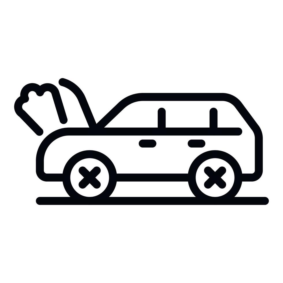 Autoreparatur-Symbol, Umrissstil vektor