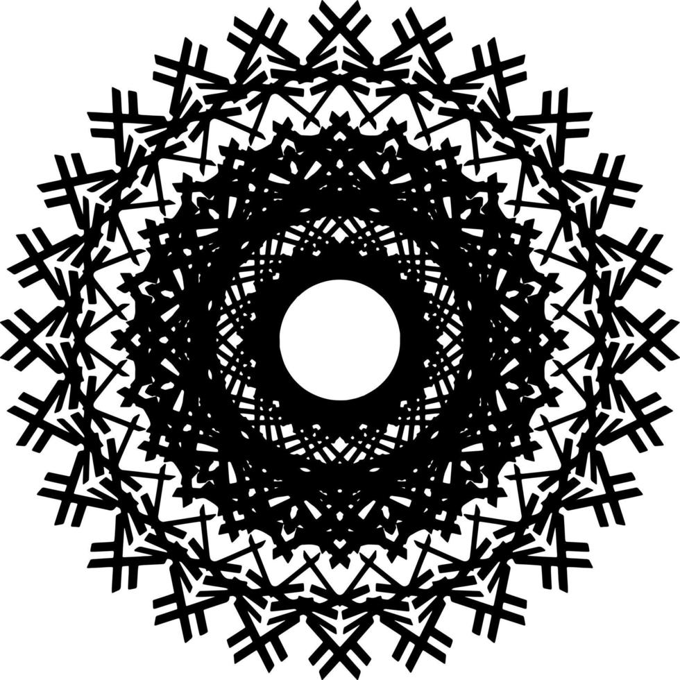 Mandala-Design-Elemente Vektor abstrakt
