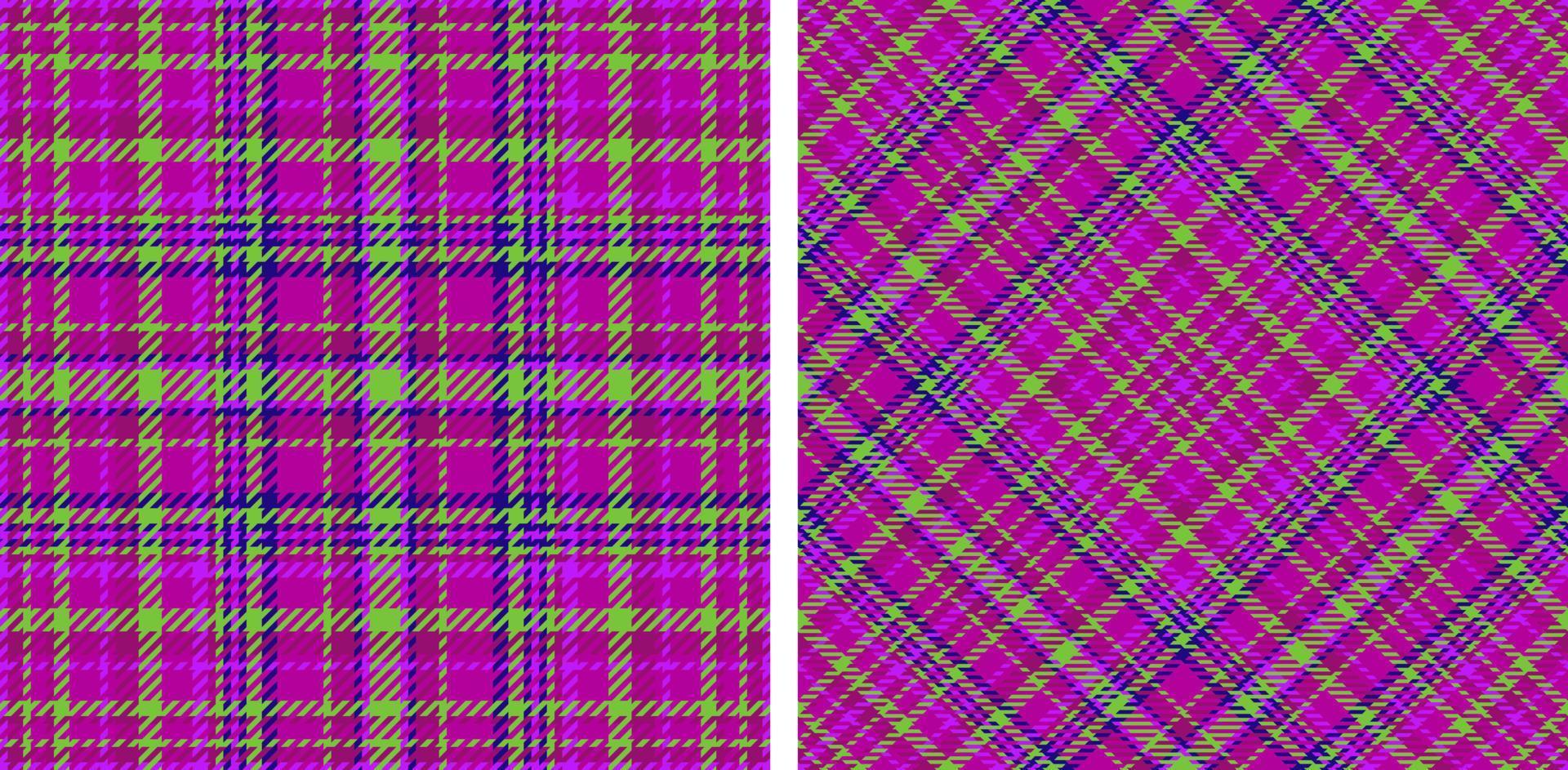 mönster pläd sömlös. vektor textil- bakgrund. tyg tartan textur kolla upp.