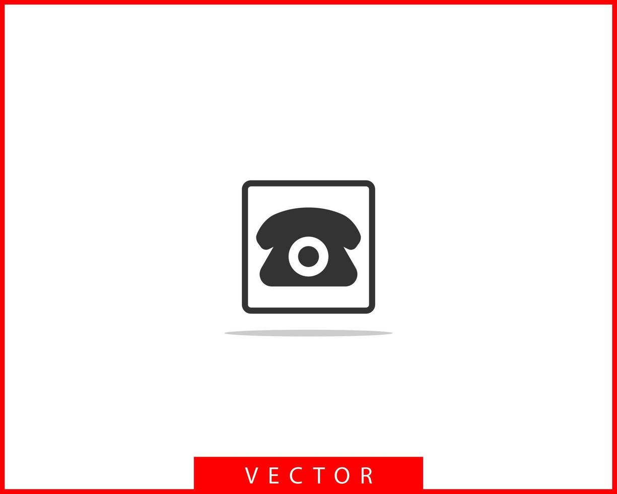 telefon ikon vektor illustration. ring upp Centrum app. telefon ikoner trendig platt stil. Kontakt oss linje silhuett.