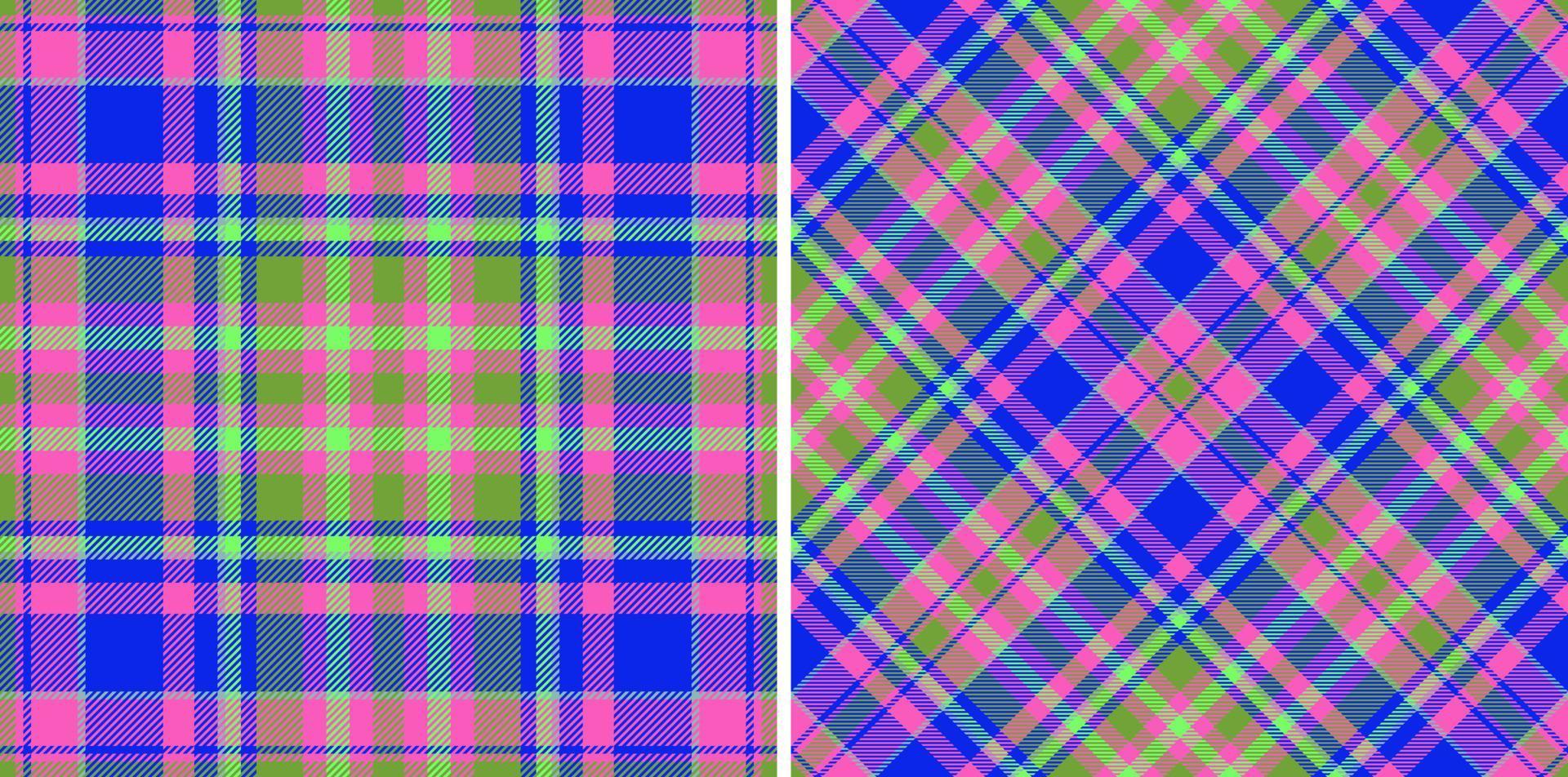 textur kolla upp bakgrund. tyg vektor mönster. sömlös textil- pläd tartan.