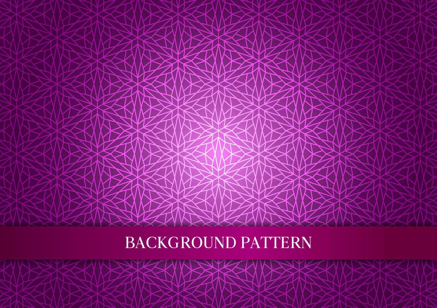 abstrakte Geometrie Blume rosa Muster Dekoration Hintergrund Hintergrund vektor