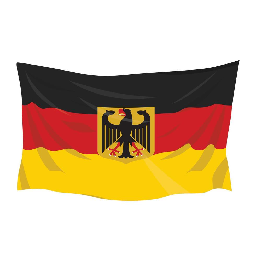 Deutschland-Flagge ein schöner Vektor