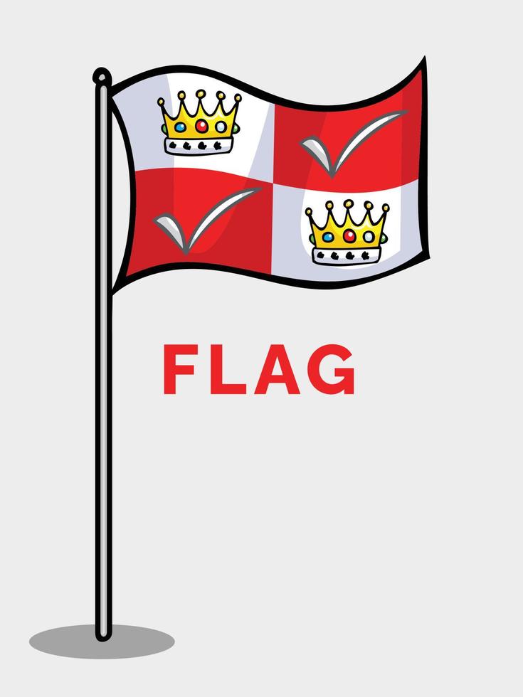 Färbung der Landesflagge-Vektor-Illustration vektor