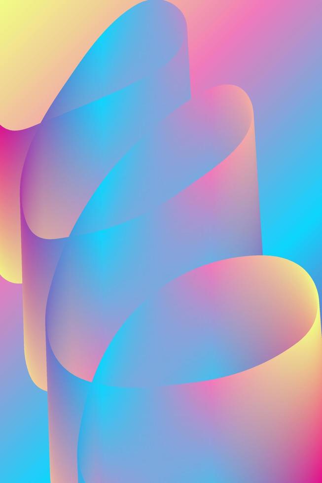abstrakter moderner vertikaler hintergrund. blauer und rosa Farbverlauf. Vektor-Illustration. vektor